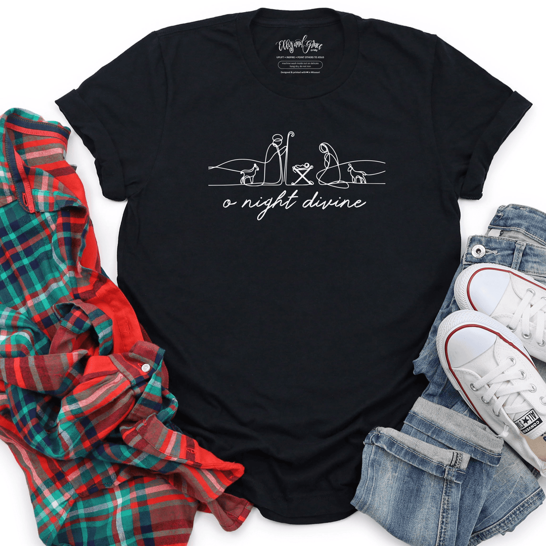 ellyandgrace 3001C O Night Divine Unisex Shirt