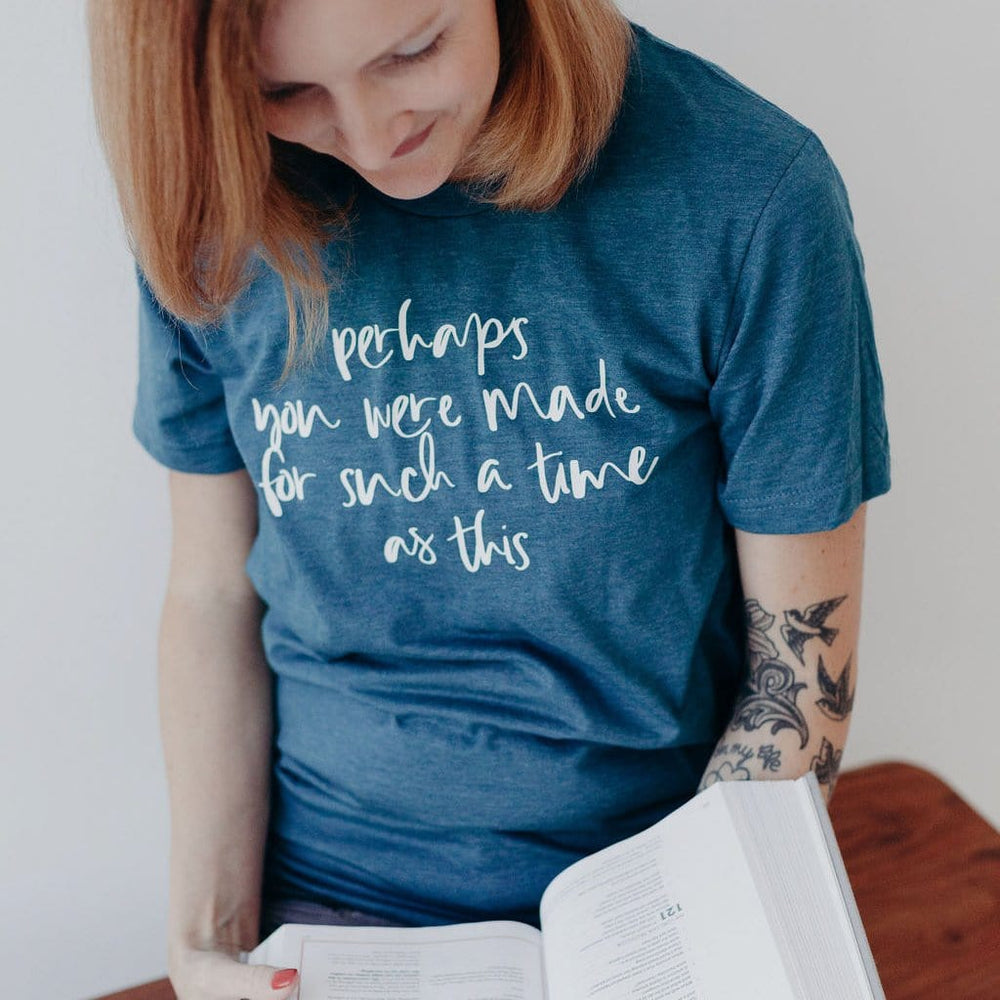 ellyandgrace 3001C Perhaps You Were Made for Such a Time as This Unisex Shirt