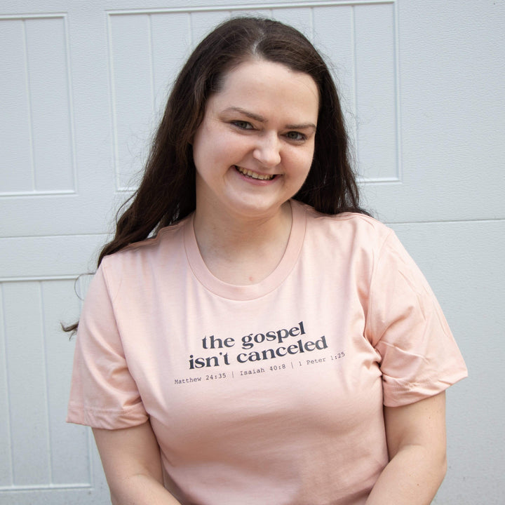 ellyandgrace 3001C RETIRED  The Gospel Isn't Canceled Unisex Shirt
