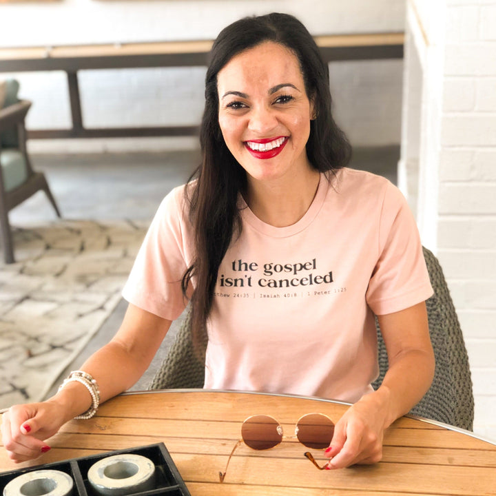 ellyandgrace 3001C RETIRED  The Gospel Isn't Canceled Unisex Shirt
