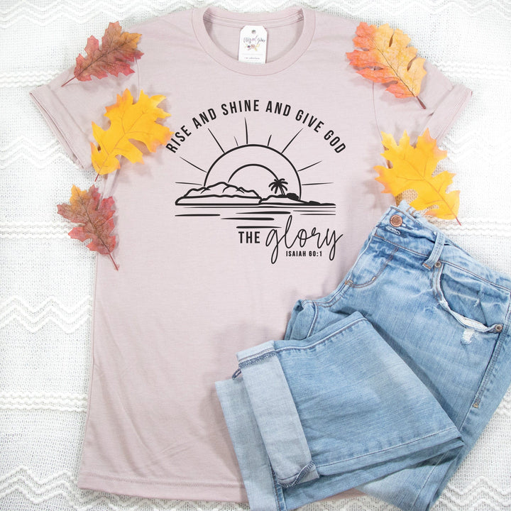 ellyandgrace 3001C RIse And Shine Fall Unisex Shirt