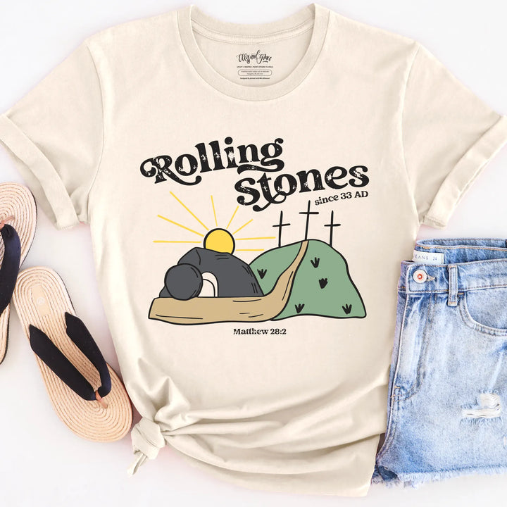 ellyandgrace 3001C Rolling Stones Multicolor Unisex Shirt