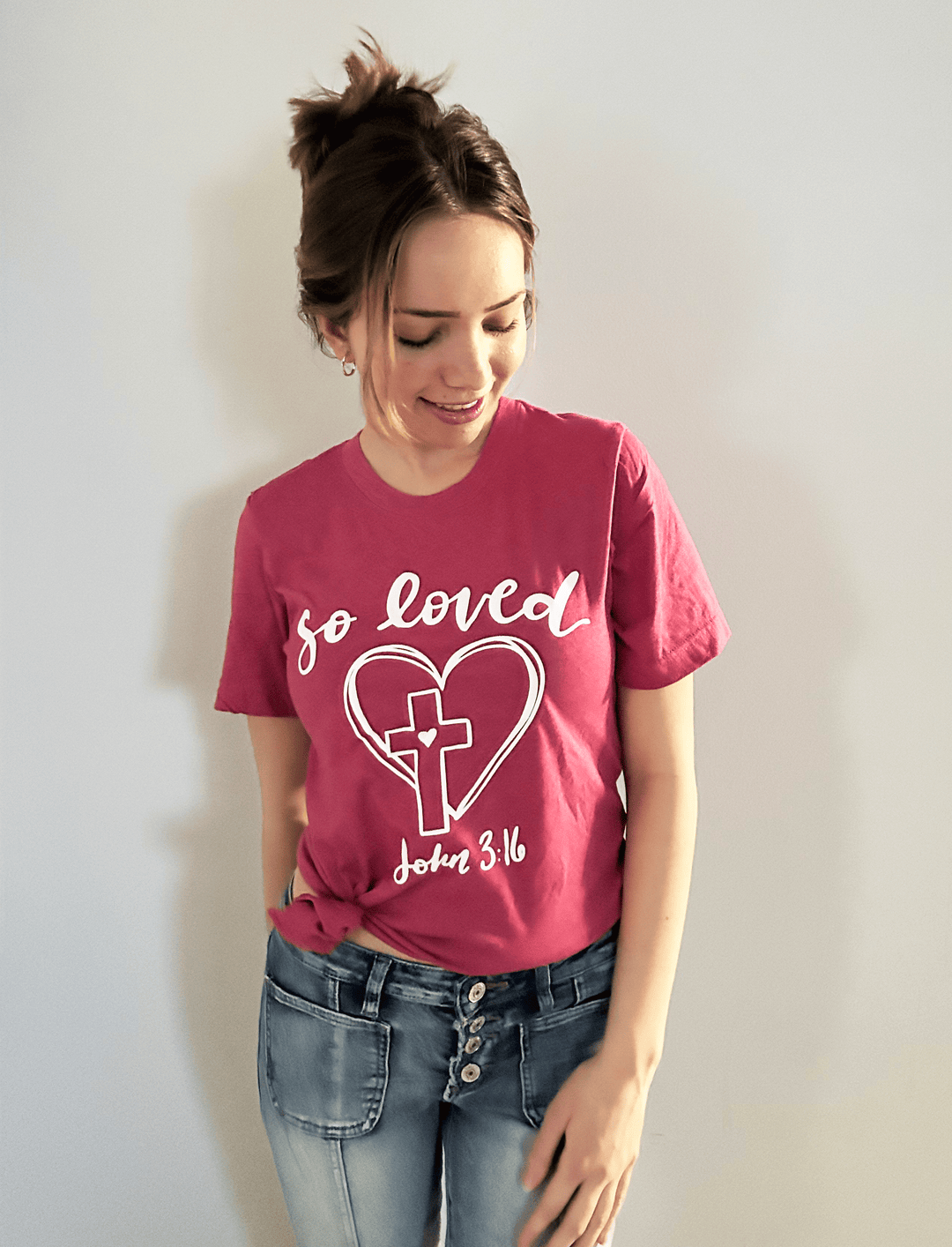 ellyandgrace 3001C So Loved Unisex Shirt