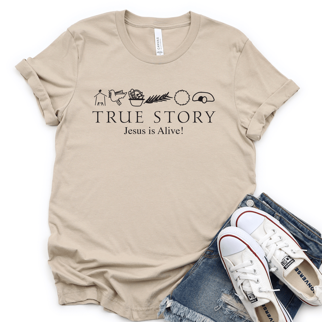 ellyandgrace 3001C Symbols True Story Unisex Shirt