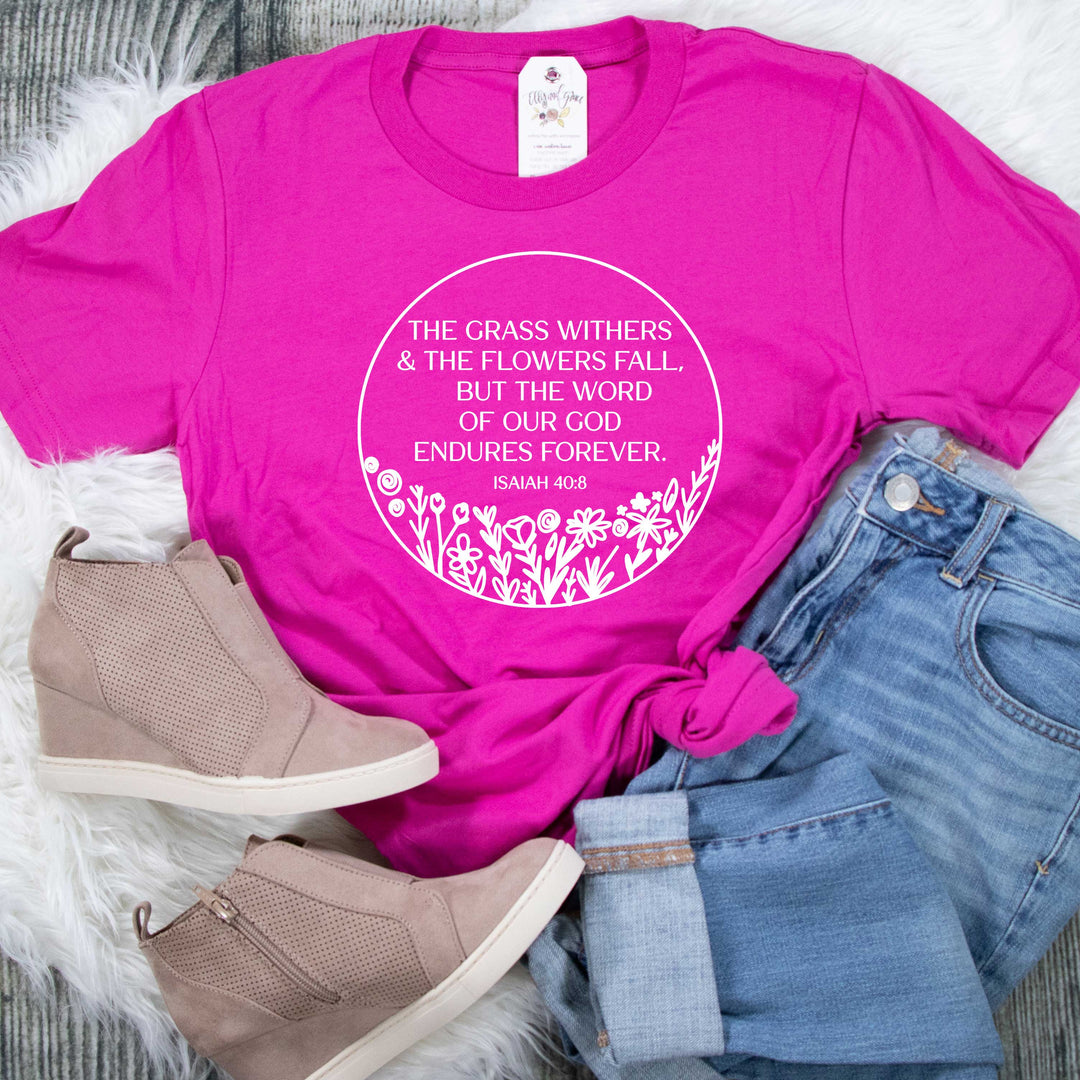 ellyandgrace 3001C The Grass Withers and the Flowers Fall Unisex Shirt