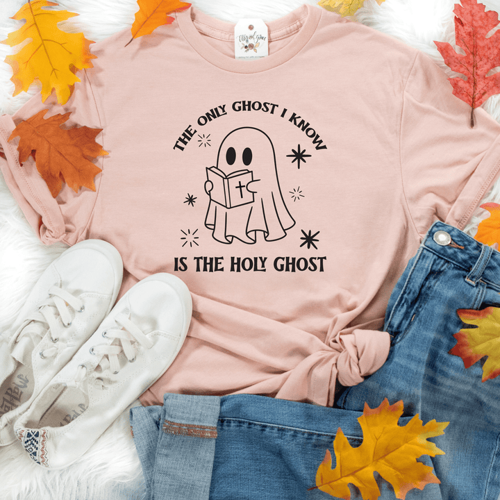 ellyandgrace 3001C The Only Ghost I Know Is The Holy Ghost Unisex Shirt