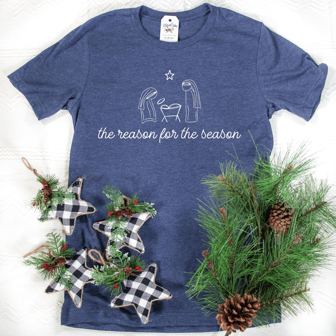 ellyandgrace 3001C The Reason For The Season Unisex Shirt