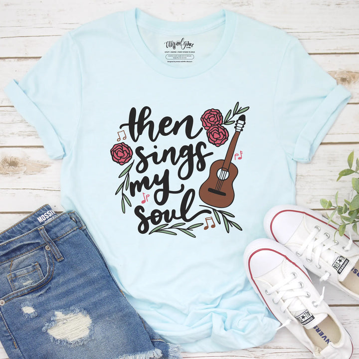 ellyandgrace 3001C Then Sings My Soul Multicolor Unisex Shirt