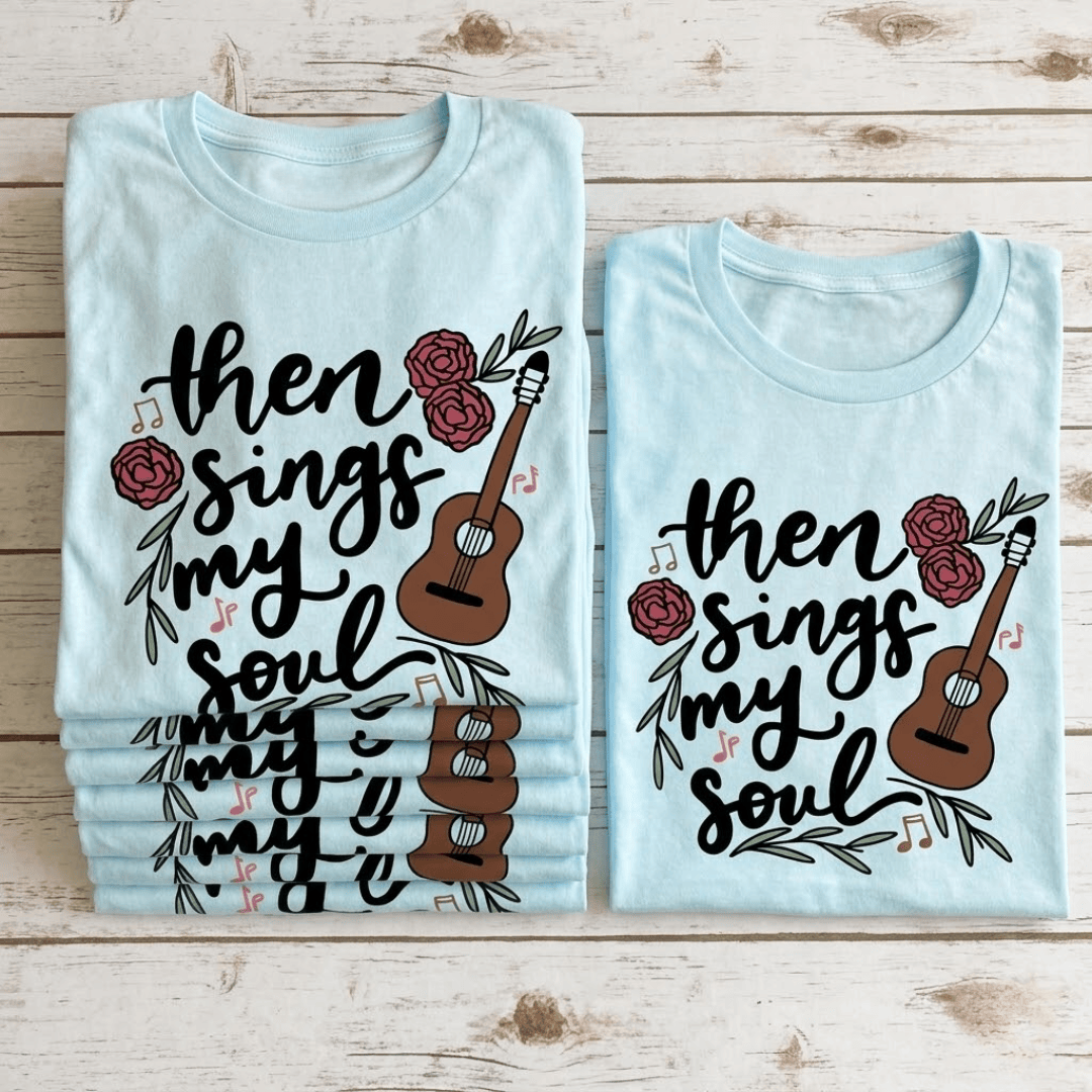 ellyandgrace 3001C Then Sings My Soul Multicolor Unisex Shirt
