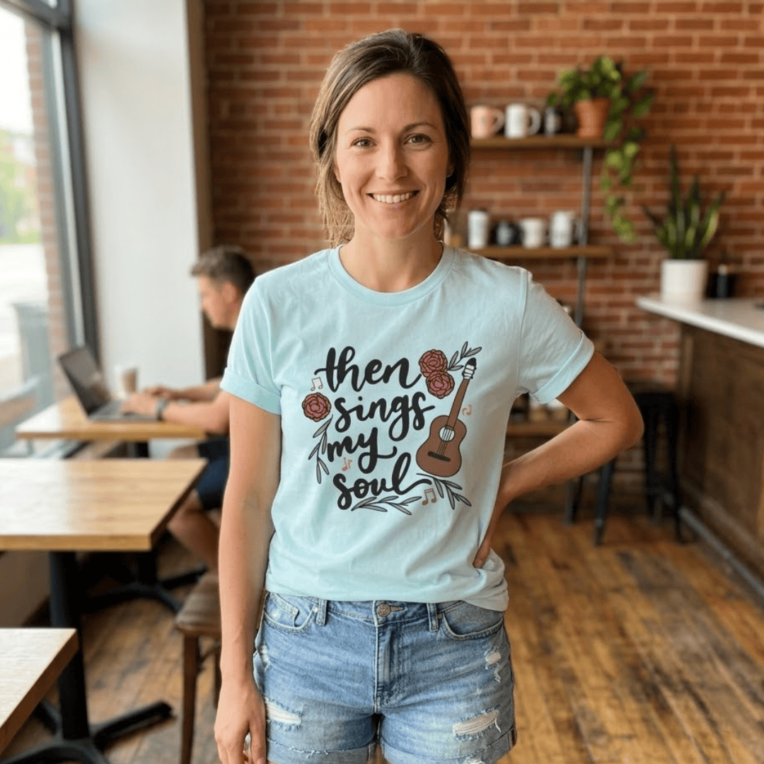 ellyandgrace 3001C Then Sings My Soul Multicolor Unisex Shirt