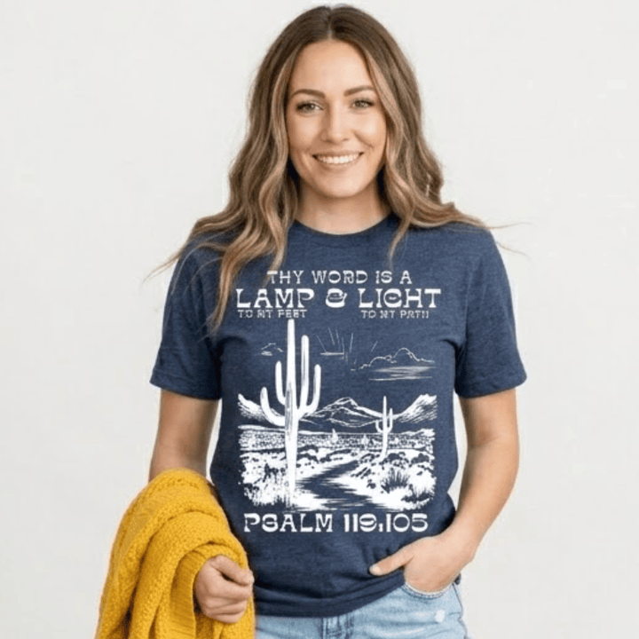 ellyandgrace 3001C Thy Word Unisex Shirt