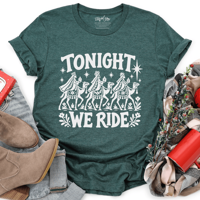 ellyandgrace 3001C Tonight We Ride Unisex Shirt