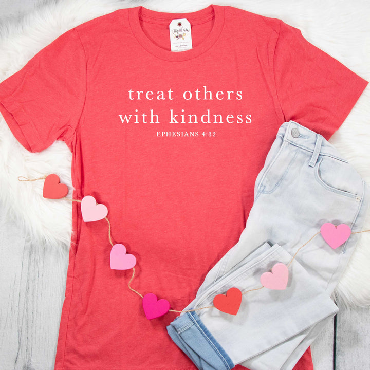 ellyandgrace 3001C Treat Others with Kindness Unisex Shirt