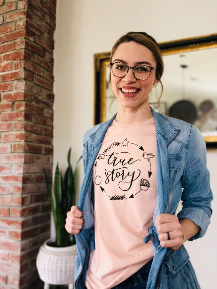 ellyandgrace 3001C True Story Unisex Shirt