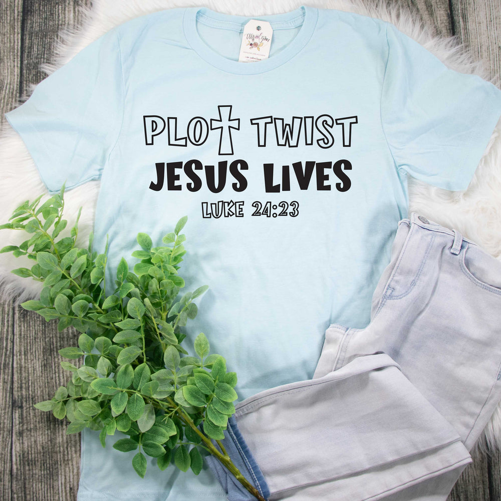 ellyandgrace 3001C Unisex XS / Heather Ice Blue Cross Plot Twist Unisex Shirt