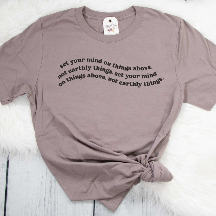 ellyandgrace 3001C Unisex XS / Pebble Set Your Mind Unisex Shirt