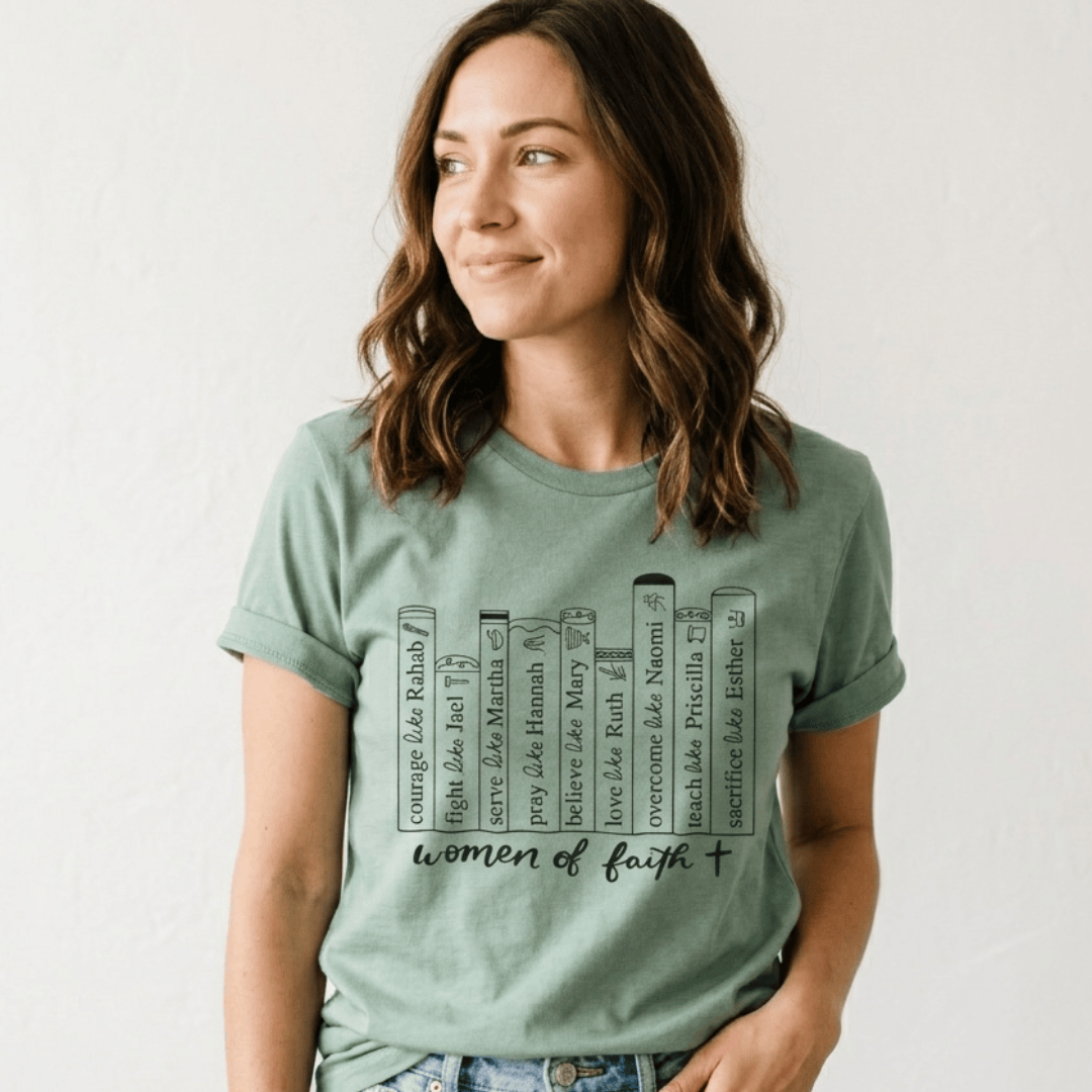 ellyandgrace 3001C Women Of Faith Unisex Shirt