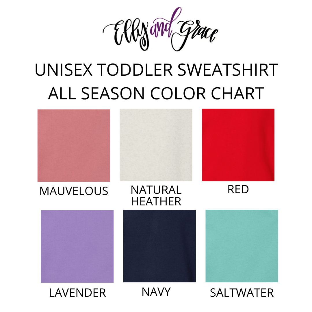 ellyandgrace 3317 Shine Like Rudolph Toddler Fleece Crewneck Sweatshirt