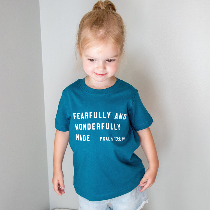 ellyandgrace 3321 Fearfully and Wonderfully Made Toddler Shirt
