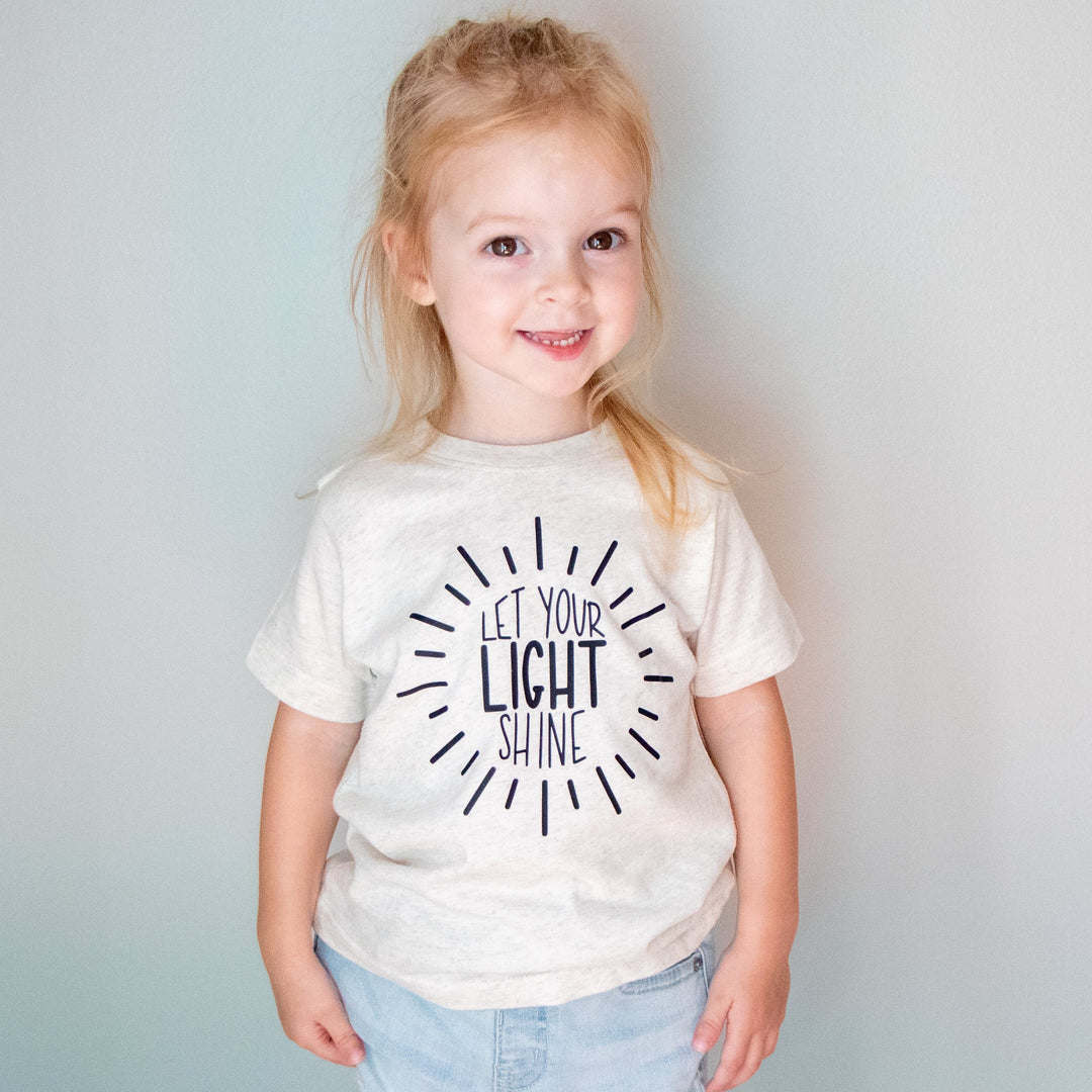 ellyandgrace 3321 Let Your Light Shine Toddler Shirt