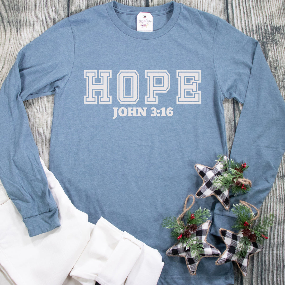 ellyandgrace 3501 Hope Collegiate Crew Longsleeve