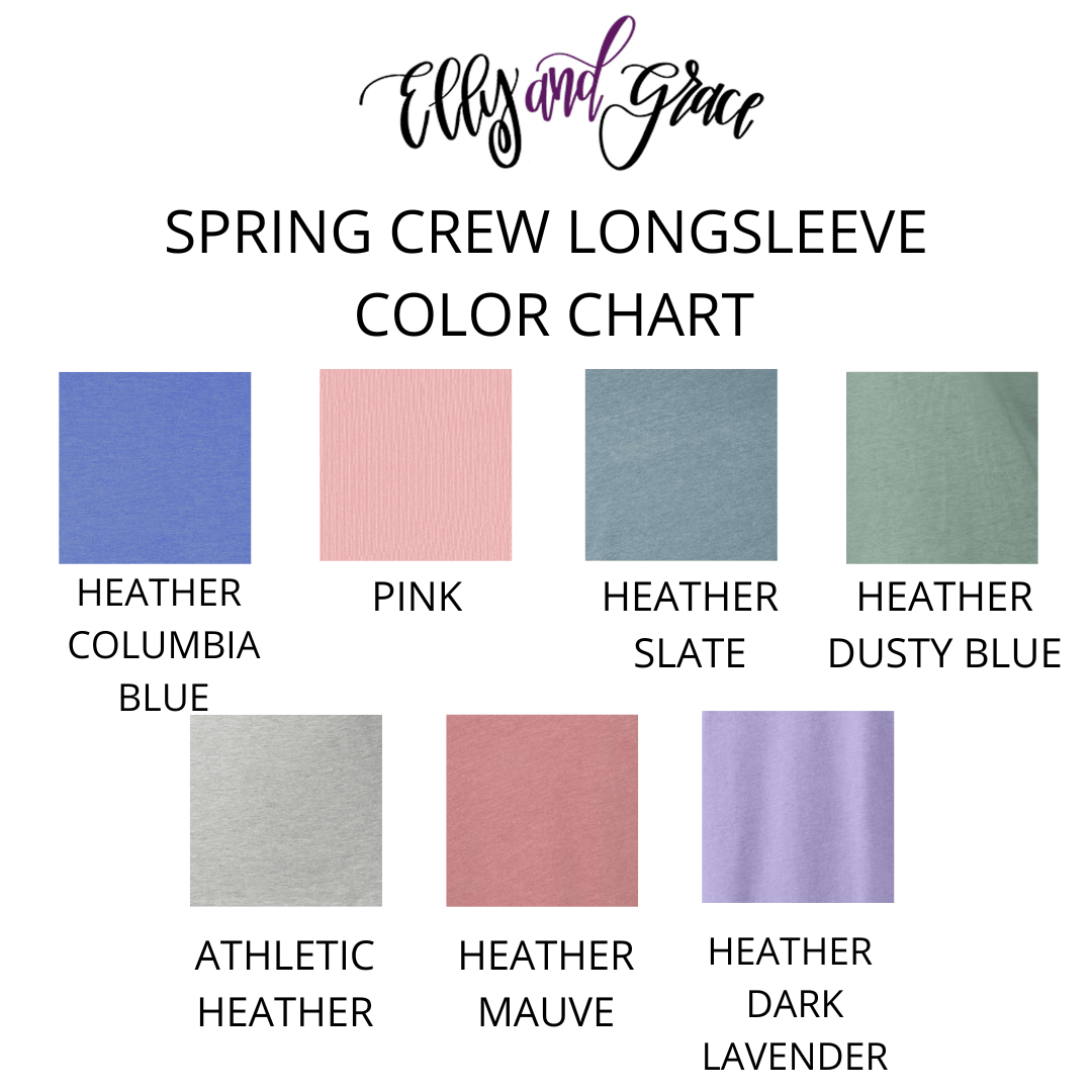 ellyandgrace 3501 Love Conquered Death Crew Longsleeve