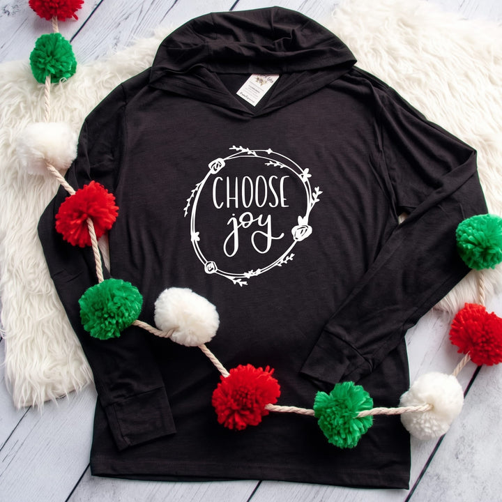 ellyandgrace 3512 Choose Joy T-Shirt Hoodie