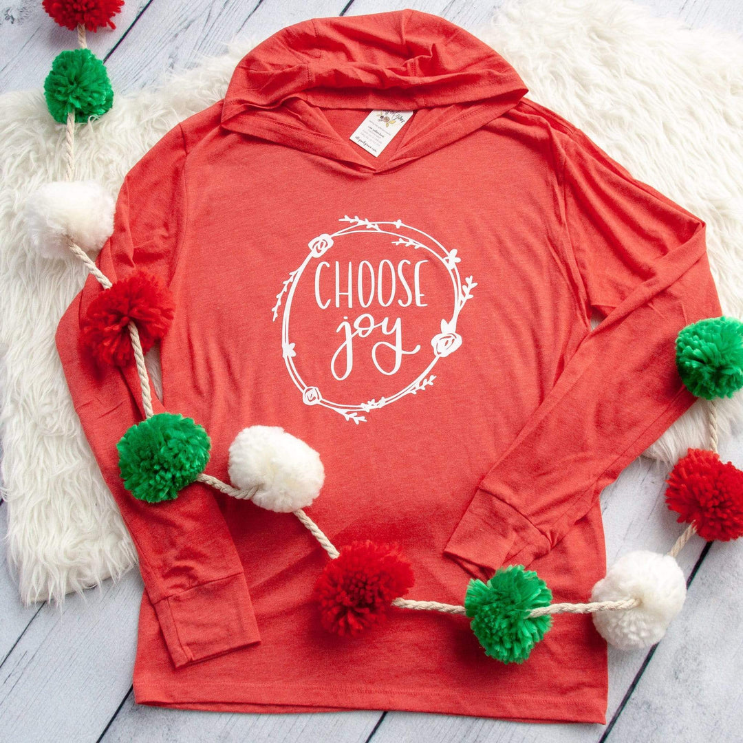 ellyandgrace 3512 Choose Joy T-Shirt Hoodie