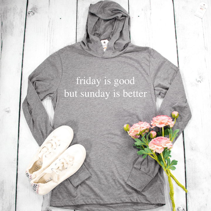 ellyandgrace 3512 Friday Is Good T-Shirt Hoodie