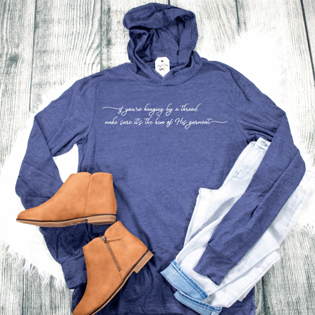 ellyandgrace 3512 If You're Hanging By A Thread Unisex T-Shirt Hoodie