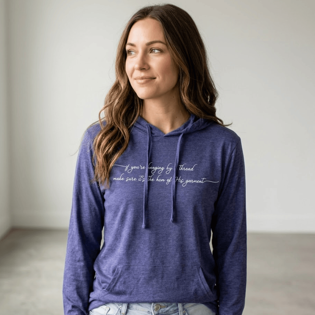 ellyandgrace 3512 If You're Hanging By A Thread Unisex T-Shirt Hoodie