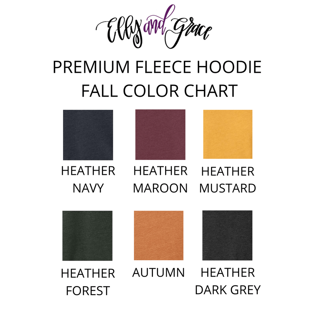 ellyandgrace 3719 He Makes The Dead Rise Fall Premium Fleece Hoodie