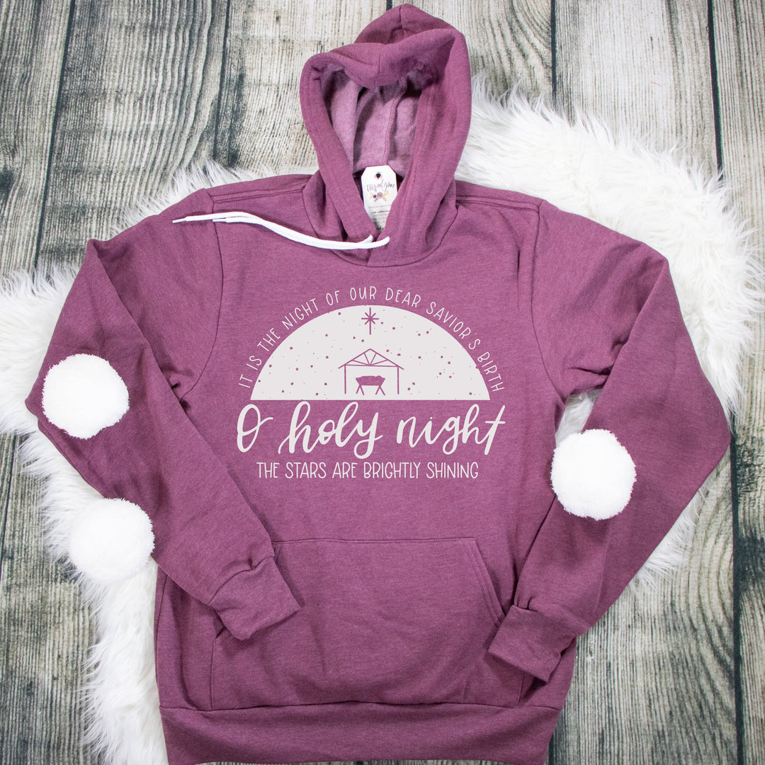 ellyandgrace 3719 O Holy Night Premium Fleece Hoodie