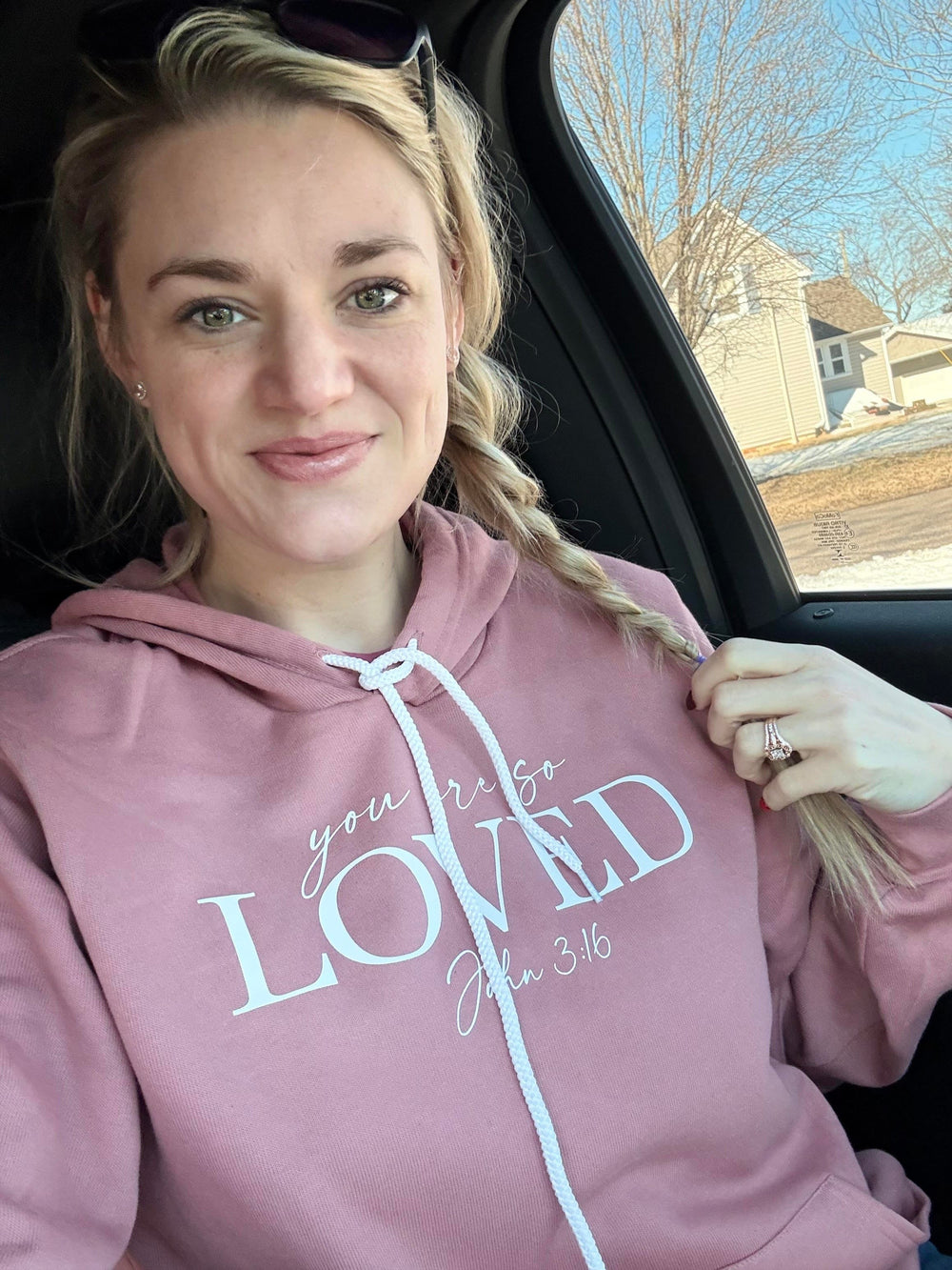 ellyandgrace 3719 You are So Loved Premium Fleece Hoodie