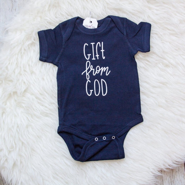 ellyandgrace 4400 Gift From God Infant Bodysuit