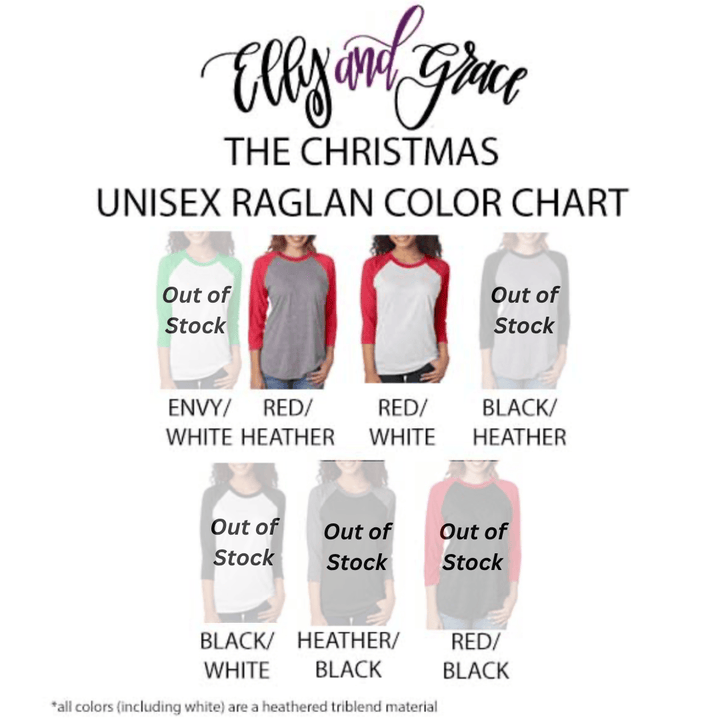 ellyandgrace 6051 Believe Like Mary Raglan