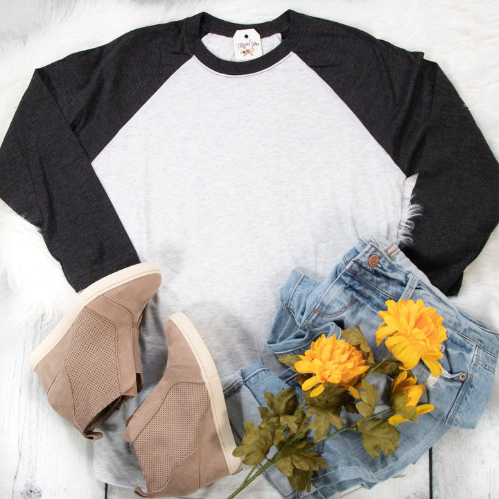 ellyandgrace 6051 Create Your Own Triblend Raglan
