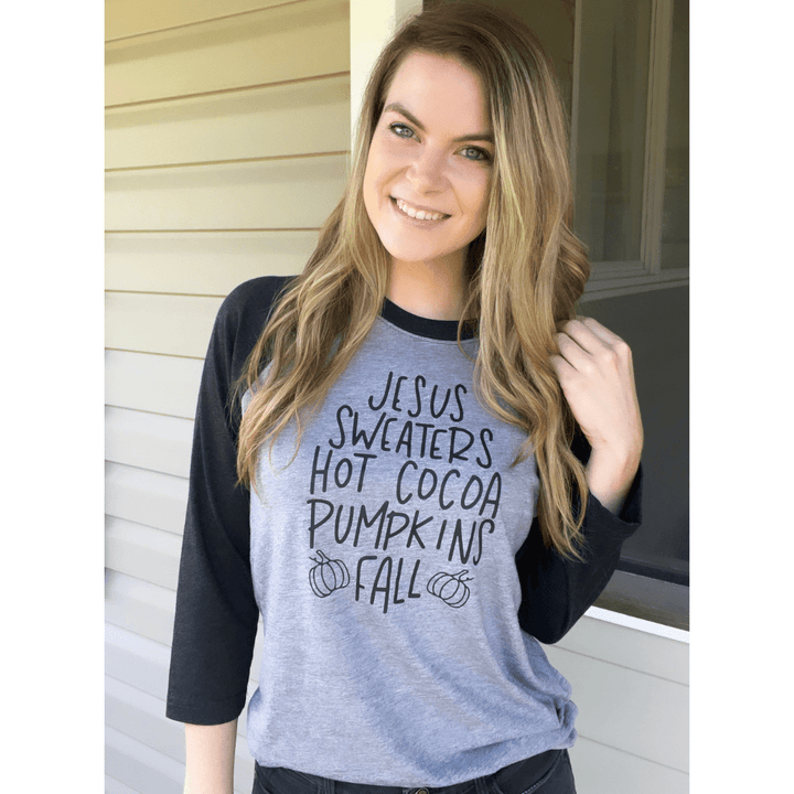 ellyandgrace 6051 Fall Things Raglan