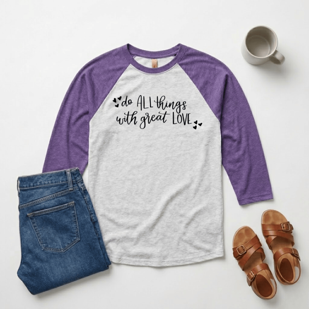 ellyandgrace 6051 *LIMITED TIME* Surviving on Coffee and Grace Raglan