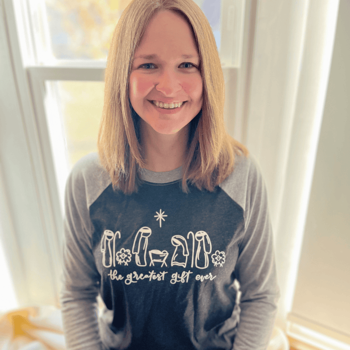 ellyandgrace 6051 The Greatest Gift Ever Raglan