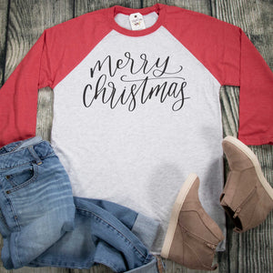 Merry Christmas Raglan