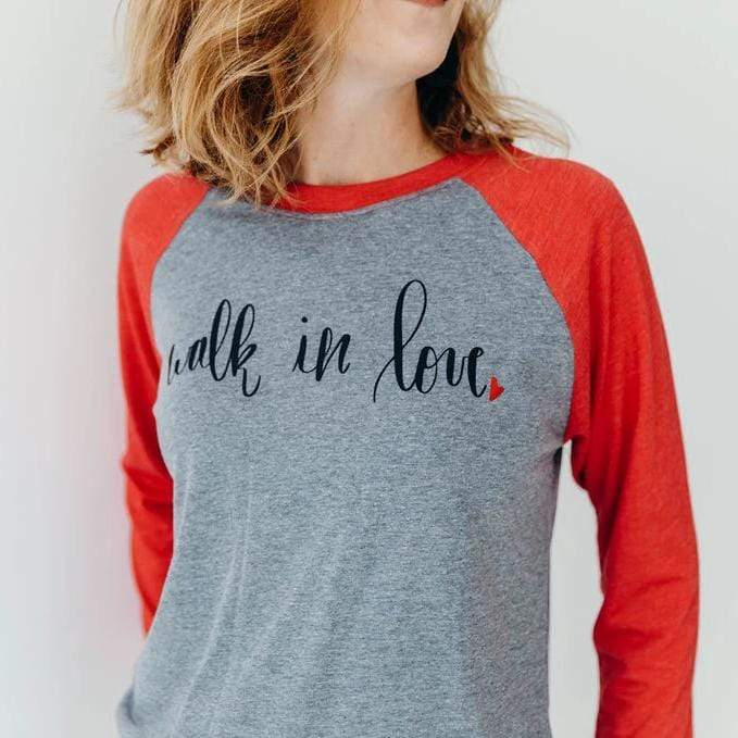 ellyandgrace 6051 Walk in Love Raglan