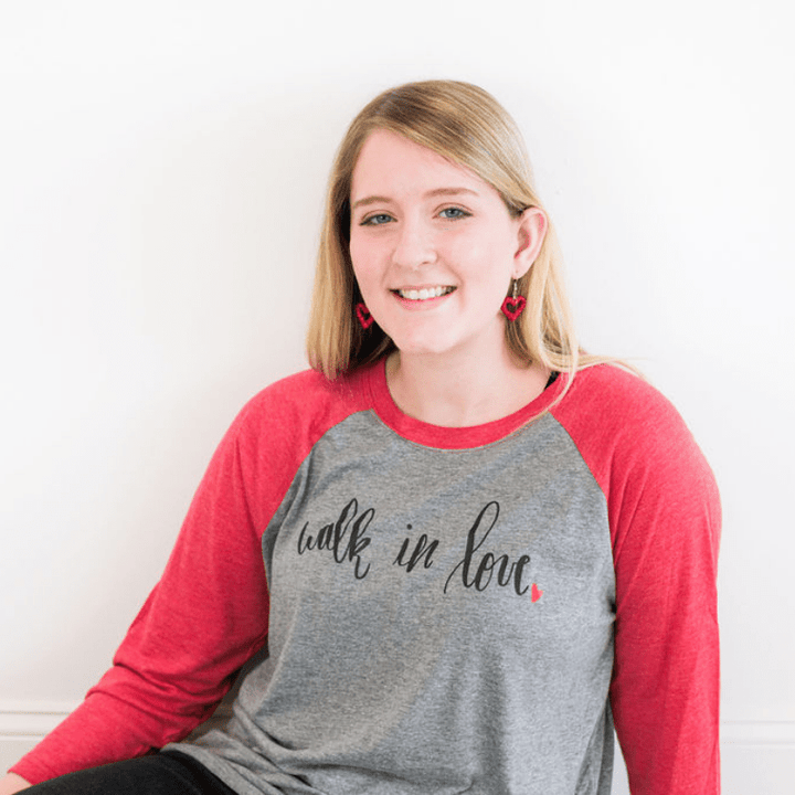 ellyandgrace 6051 Walk in Love Raglan