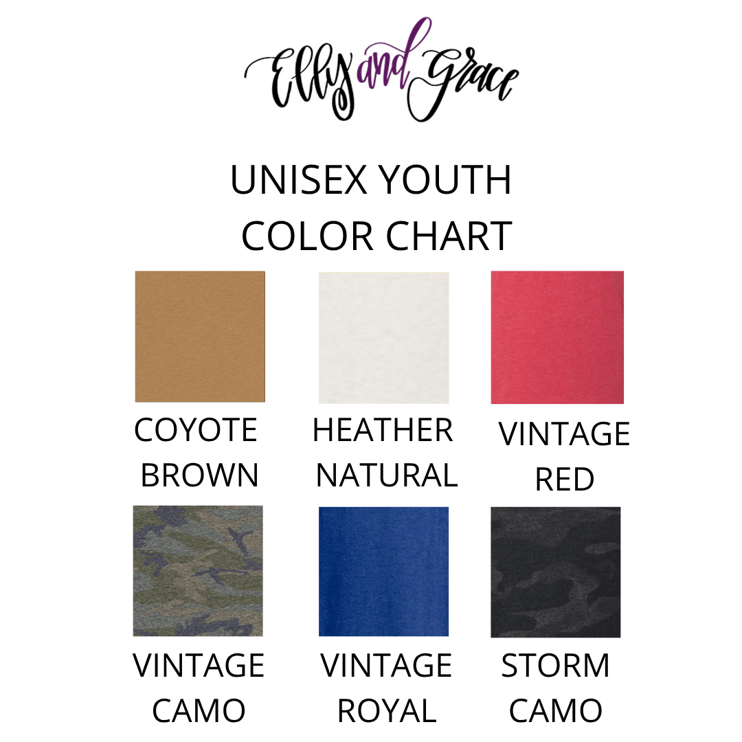 ellyandgrace 6101 Amazing Grace Unisex Youth Shirt