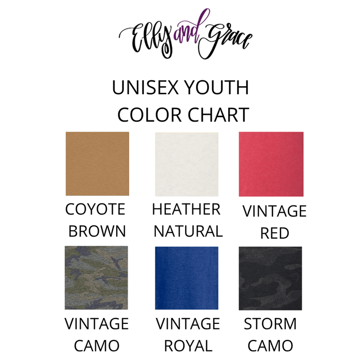 ellyandgrace 6101 Amazing Grace Unisex Youth Shirt