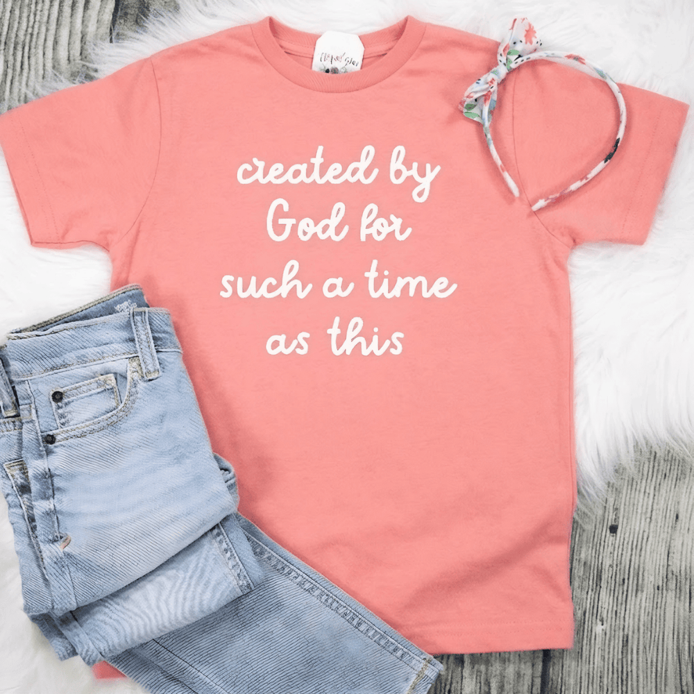ellyandgrace 6101 Created by God Unisex Youth Shirt