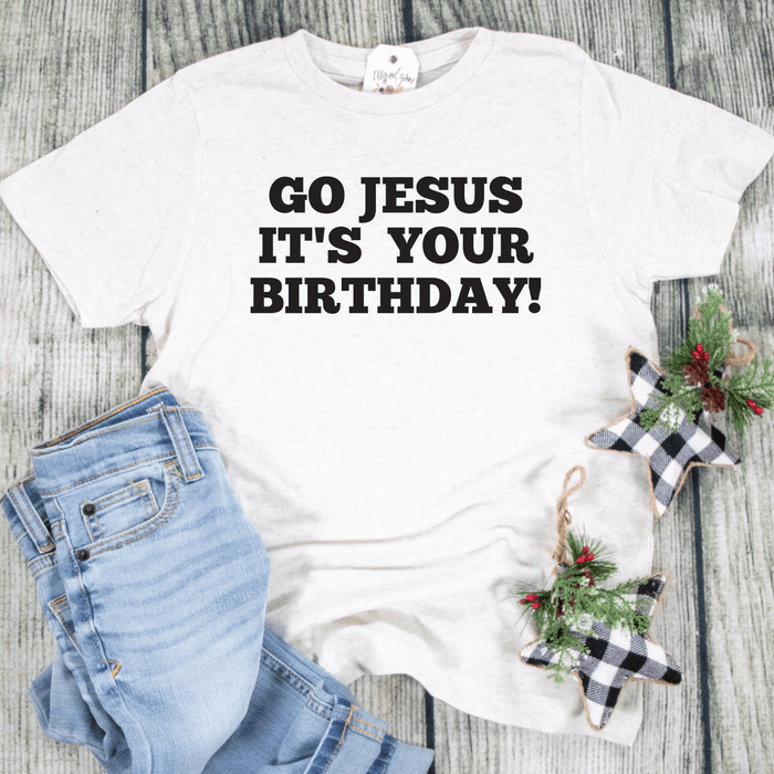 ellyandgrace 6101 Go Jesus NEW Unisex Youth Shirt