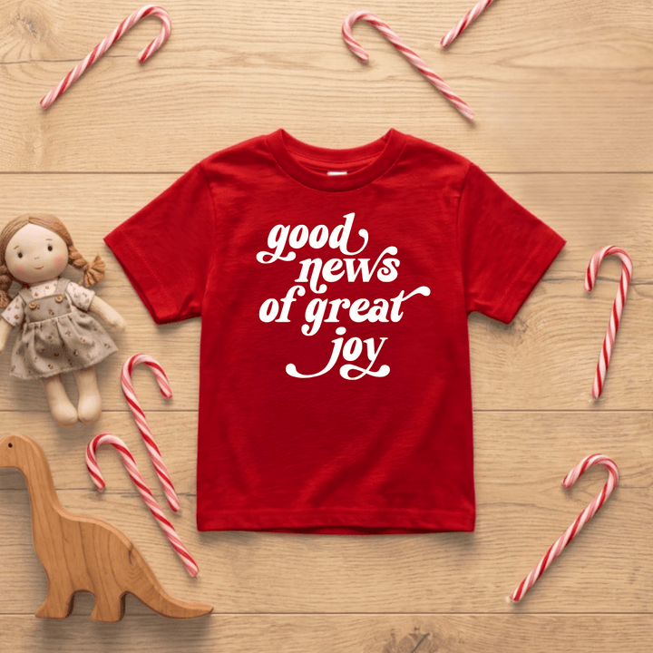 ellyandgrace 6101 Good News Of Great Joy Unisex Youth Shirt