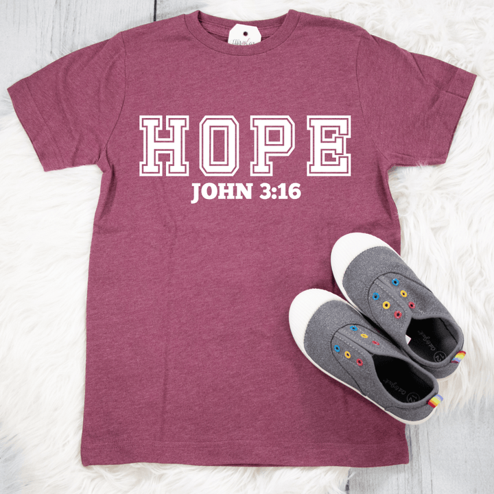 ellyandgrace 6101 Hope Collegiate Unisex Youth Shirt