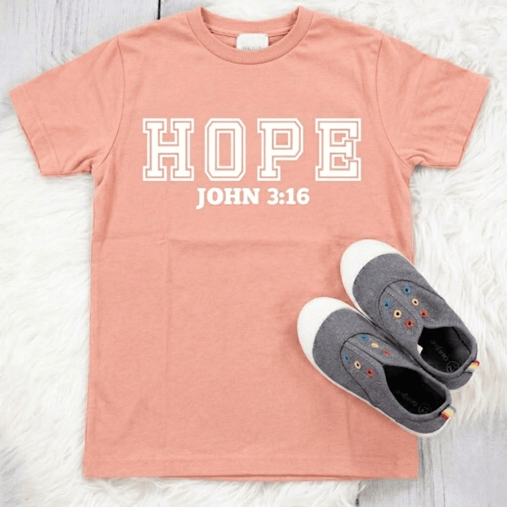ellyandgrace 6101 Hope Collegiate Unisex Youth Shirt